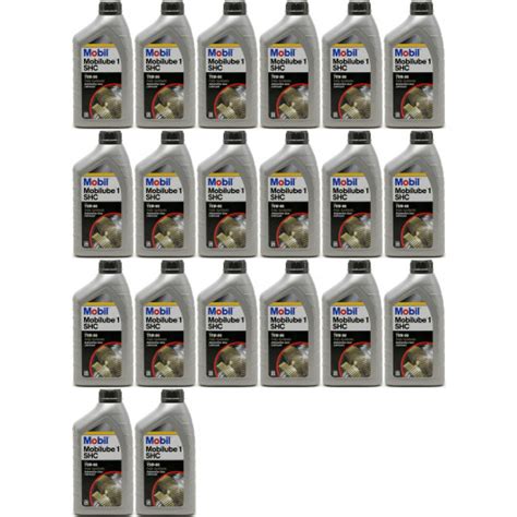 Mobil Mobilube 1 SHC 75W-90 PKW & Motorrad Getriebeöl 20x 1l = 20 Liter ...