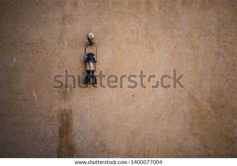 Typical Arabic Oil Lamp Lantern Hanging Stock Photo 1400077004