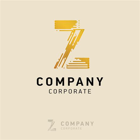 Z company logo design with visiting card vector 14214140 Vector Art at ...