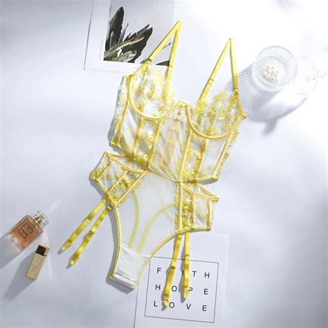 Bustier femme Corset Sexy d été Lingerie Bustier érotique pour femmes soutien gorge Push Up en