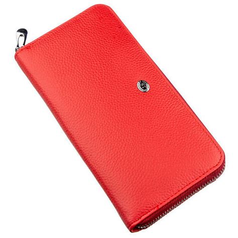 Купить Женский Кошелек Для Женщины Клатч St Leather Красный Buyvile ...