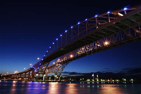 Second Blue Water Bridge Sarniaport Huron 1997 Structurae