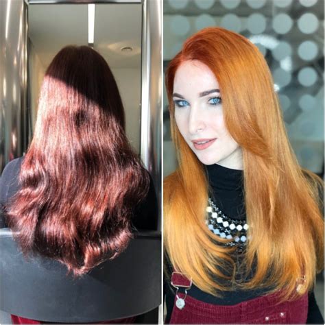 Выход из красного в рыжий🦊 | Hair, Hair styles, Beauty