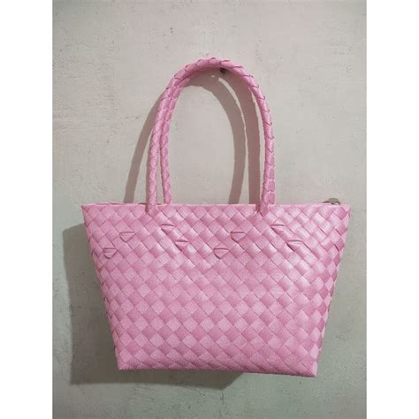 Plastic Bayong Bag W Zipper Hard Available Onhand Shopee Philippines