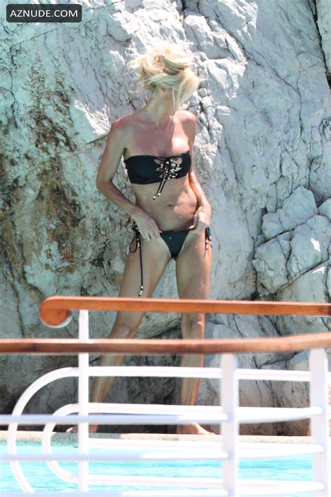 Victoria Silvstedt Sexy In A Bikini At Eden Roc Hotel In Antibes AZNude