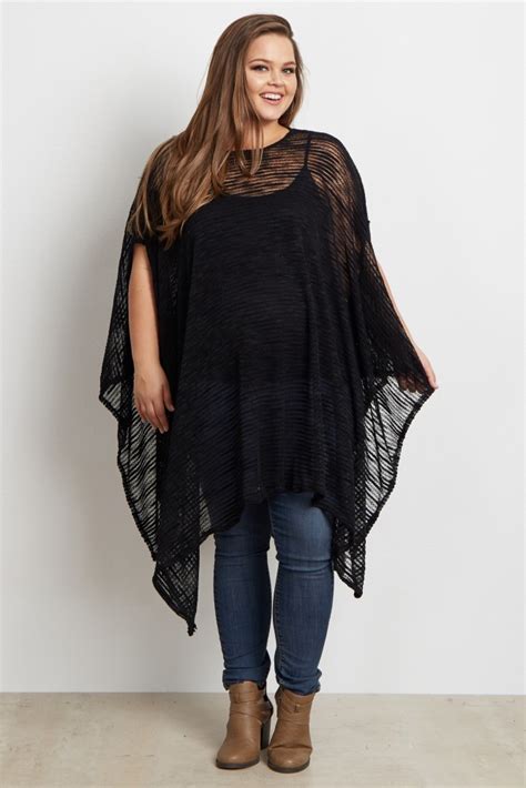 Plus Size Poncho