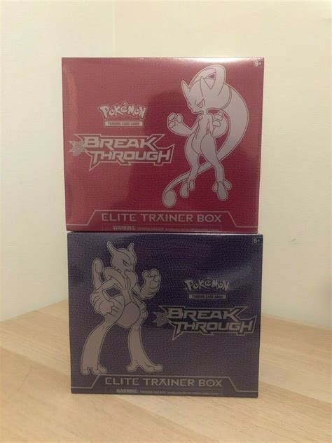 Xy Breakthrough Mega Mewtwo Y Elite Trainer Box Pokemon New Sealed