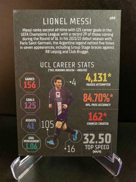 Match Attax 2223 Black Edge Edition Lionel Messi Hobbies And Toys