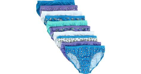 Fruit Of The Loom Girl S Cotton Bikini Underwear 10 Pack Price