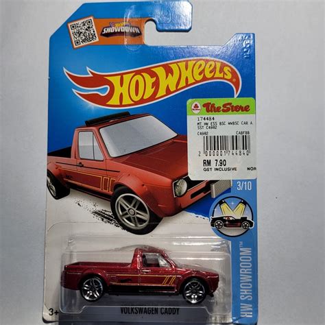 Hot Wheels Volkswagen Caddy HW SHOWROOM Red 1 64 Scale Shopee Malaysia
