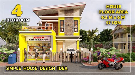 2 Storey House With Sari Sari Store Design Ideas By Junliray Creations Youtube