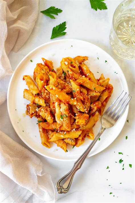 Instant Pot Chicken Penne Pasta - Get On My Plate