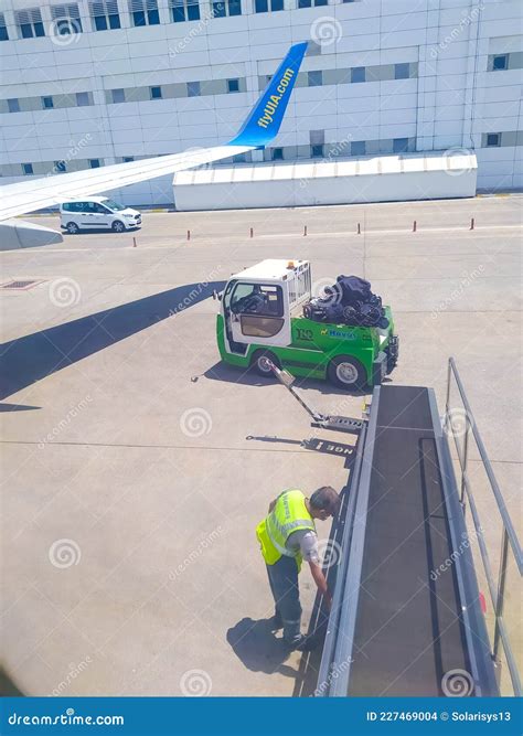 Antalya Airport, an International Terminal. Editorial Stock Image