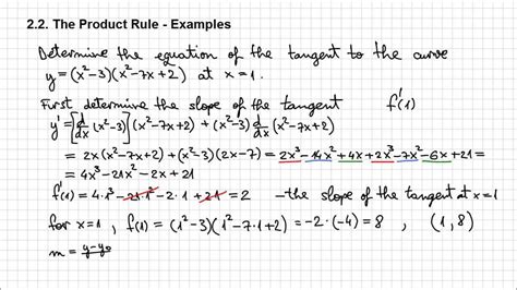 22 The Product Rule Example2 Youtube