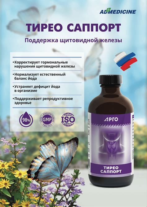 Тирео Саппорт коллоидный, Эд Медицин (Арго), 235 мл