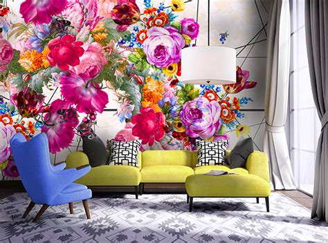 25 Modern Ways To Use Floral Wallpaper