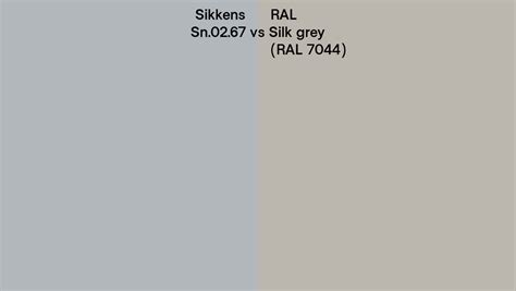 Sikkens Sn Vs Ral Silk Grey Ral Side By Side Comparison