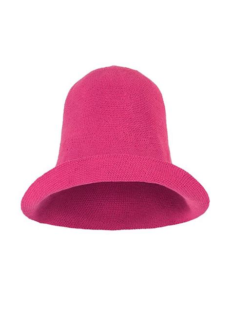 Brunna Co Bloom Crochet Hat In Hot Pink Editorialist