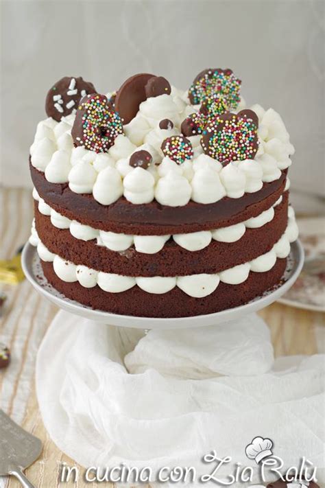 Naked cake al cacao torta nuda In cucina con Zia Ralù