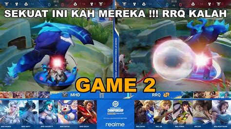 SEKUAT INI KAH MEREKA BISA KALAHKAN RRQ GAME 2 MAHADEWA VS RRQ HONOR OF