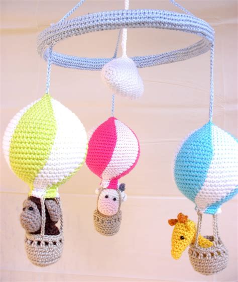 Hot Air Balloon Mobile Baby Mobile Hot Air Balloons Nursery Etsy