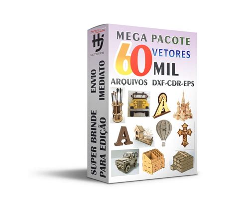 Pacote Vetores Para Cnc Laser Router 60mil Arquivos Elo7