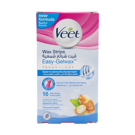 VEET Bikini Underarm Wax Strips 16Pcs