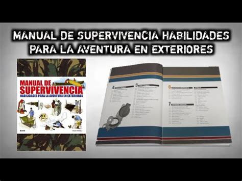 Libro Manual De Supervivencia Habilidades Para La Aventura En