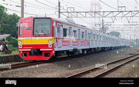 Krl Commuter Line Series Tm 6000 In Depok Indonesia Stock Photo Alamy