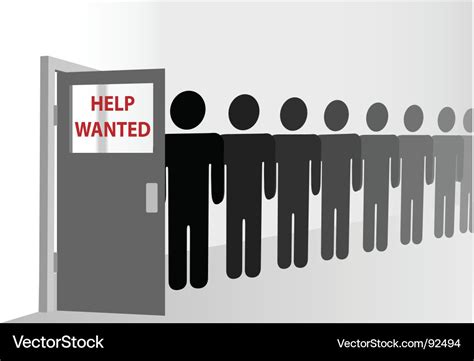 job queue royalty  vector image vectorstock