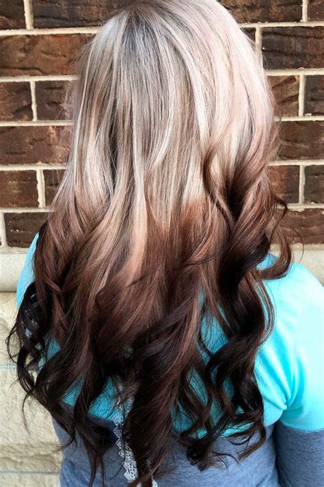 Reverse Ombre Strawberry Blonde Hair