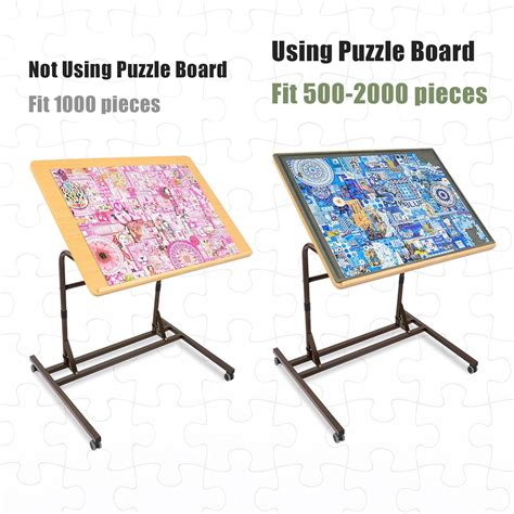 Adjustable Wooden Jigsaw Puzzle Table For Adults Australia Ubuy