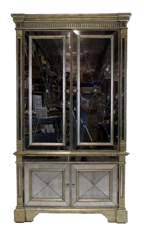 Larger Mirrored Glass Armoire For Sale In Ct Middlebury Furniture And Home Design