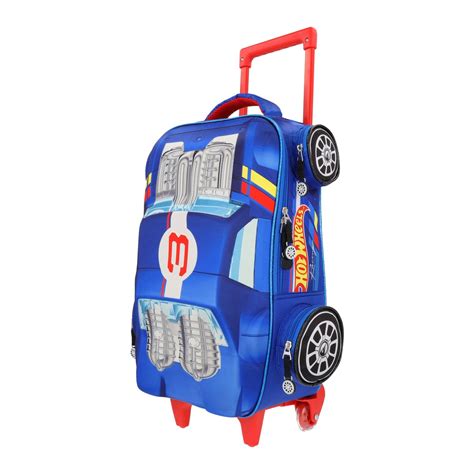 Mochila con Ruedas Keepack Hot Wheels Automóvil Azul Eléctrico DelSol