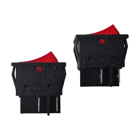 Amazon.com: 2pcs JD03-A1 30A 125V/250V 4 Pins Rocker Switches for ...