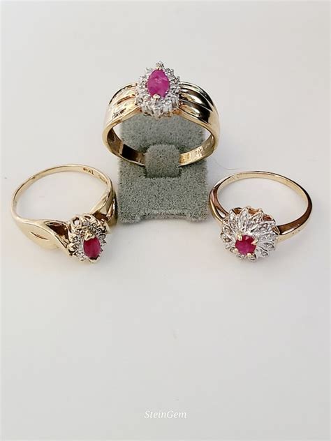 ruby rings vintage ruby - Gem