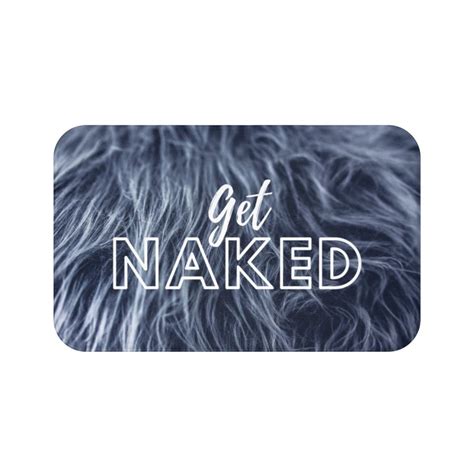 Get Naked Bath Mat Fun Mat Funny Bath Mat Bathroom Decor Etsy