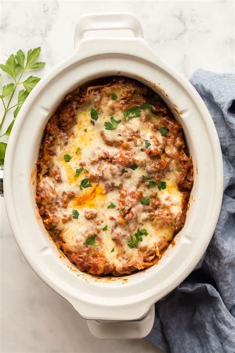 Crockpot Lasagna The Recipe Rebel