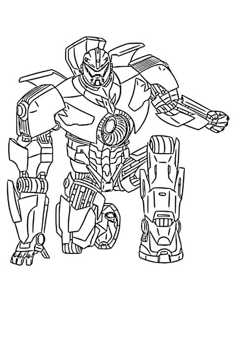 Dibujo E Imagen Kaiju Robot Para Colorear Y Imprimir Gratis Para