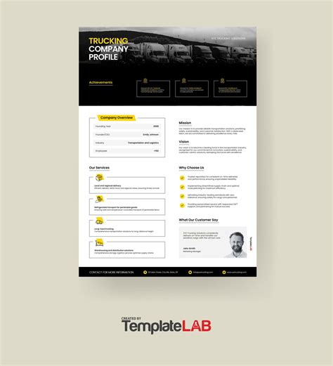 Company Profile Format Sample 32 Free Company Profile Templates In