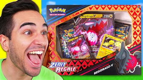 Apro La Nuova Collezione Zenit Regale Regidrago V Di Pokemon Youtube