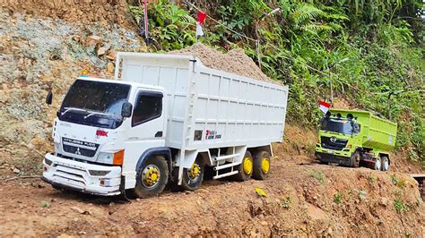 Perjuangan Hebat Truk Canter Trinton Ofroad Hino Tronton Truk Fuso