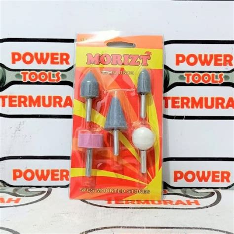 Jual Batu Osco 5 Pcs Mounted Stone Mini Gerinda Tangkai Mata Tuner Asah