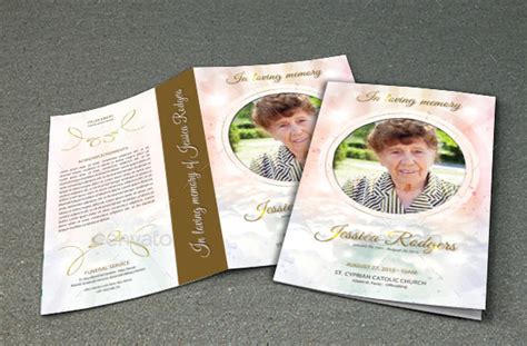 Funeral Brochure Samples Master Of Template Document
