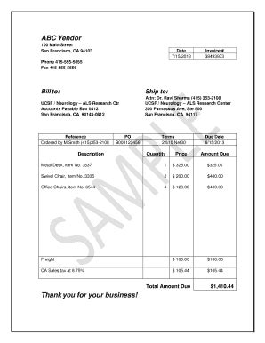 Fillable Online Controller Ucsf Invoice Approval Voucher Preparation