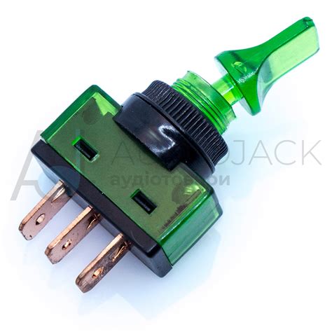 Тумблер авто ASW-14D, підсвічування 12V, 20А, 3 pin, ON-OFF купити в ...