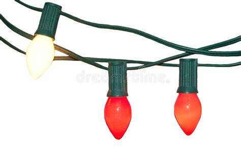 Old Fashioned Christmas Lights Stock Image Image Of Isolated