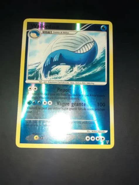 Carte Pokemoncarte Wailord 47147 Fr Vainqueurs Supreme Excellent Etat Eur 1250 Picclick Fr