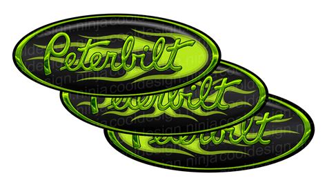 Energy Green Peterbilt Emblem Skins Cool Design Ninja
