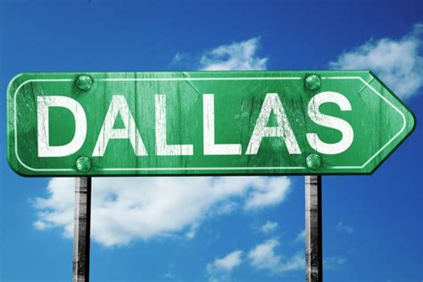 dallas road sign , worn and damaged look - Travel Tips | Travel Advice ...